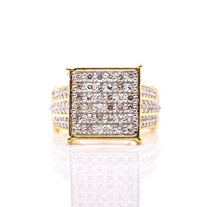 0.61 CT. Natural Diamond Women’s Ring In 10 KT Yellow Gold