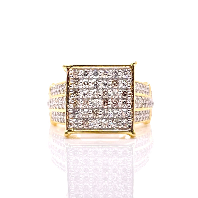 0.61 CT. Natural Diamond Women’s Ring In 10 KT Yellow Gold