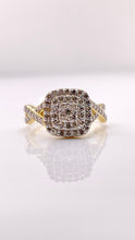 Load image into Gallery viewer, 0.72 CT. Natural Diamond Ladies Ring In 10 KT Yellow Gold