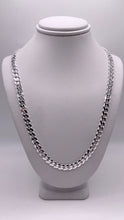 Load image into Gallery viewer, 5mm Curb Chain/Bracelet In Silver