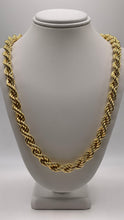 Load image into Gallery viewer, 8mm Rope Chain In 10 KT Yellow Gold