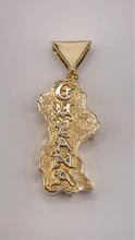 Load image into Gallery viewer, Guyana Pendent In 10 KT Yellow Gold