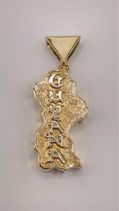 Guyana Pendent In 10 KT Yellow Gold