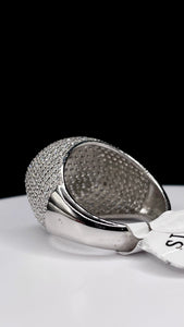 Silver Men’s Ring With CZ