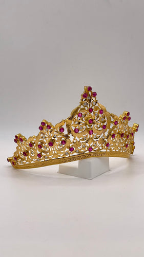 22 KT Yellow Gold Tiara
