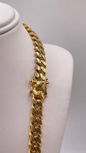 Load image into Gallery viewer, 7.6mm Solid Miami Cuban Link Chain In 10 KT Yellow Gold