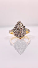 Load image into Gallery viewer, 0.90 CT. Natural Diamond Pear Shape Women’s Ring In 10 KT Yellow Gold