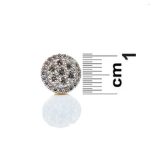 Load image into Gallery viewer, 1.37 CT. Natural Diamond Round Shape Earring In 10 KT Yellow Gold