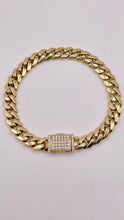 Load image into Gallery viewer, 9.2mm Solid Miami Cuban Link Bracelet In 10 KT Yellow Gold