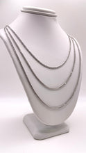 Load image into Gallery viewer, 1.5mm Palm Wheat Franco In 10 KT White Gold