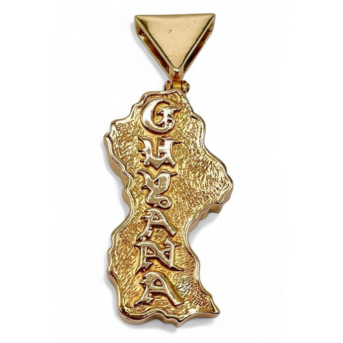 Guyana Pendent In 10 KT Yellow Gold