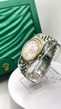 Load image into Gallery viewer, 36mm DateJust Rolex White Diamond Dial