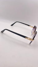 Load image into Gallery viewer, Cartier Black &amp; Gold Acetate Sunglasses