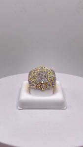 2.35 CT. Natural Diamond Men’s Ring In 14 KT Yellow Gold