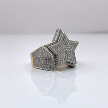 Load image into Gallery viewer, 2.00 CT. Natural Diamond Star Shape Ring In 10 KT Yellow Gold