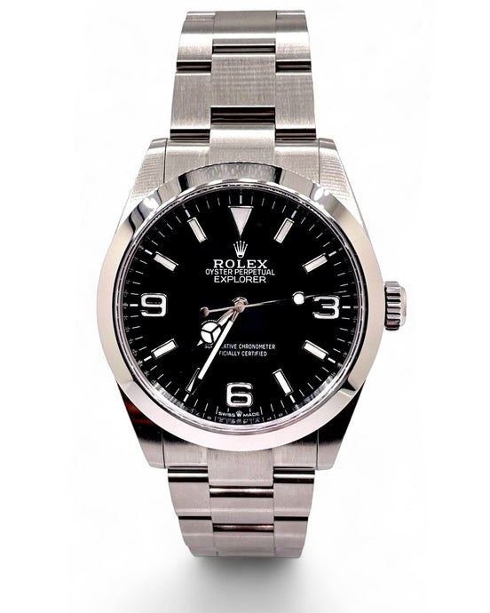40mm 2025 Explorer Rolex Men’s Watch With Black Dial