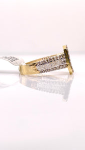 1.43 CT. Natural Diamond Ladies Ring In 10 KT Yellow Gold