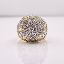 Load image into Gallery viewer, 2.01 CT. Natural Diamond Men’s Round Shape Ring In 10 KT Yellow Gold