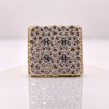 Load image into Gallery viewer, 4.00 CT. Natural Diamond Men’s Ring In 10 KT Yellow Gold