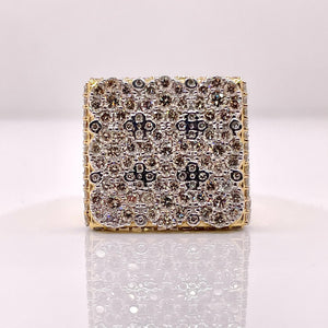 4.00 CT. Natural Diamond Men’s Ring In 10 KT Yellow Gold