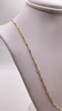 Load image into Gallery viewer, 1.6mm Singapore Chain In 10 KT Yellow Gold