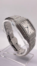 Load image into Gallery viewer, Cartier Santos Large With Natural VVS Diamonds