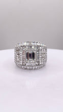 Load image into Gallery viewer, Men’s Lab Grown Diamond Ring In 10 KT White Gold