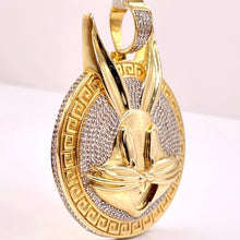 Load image into Gallery viewer, 2.20 CT. Natural Diamond Bunny Pendant In 10 KT Yellow Gold