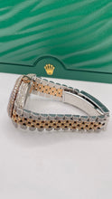 Load image into Gallery viewer, 36mm Two-Tone DateJust Diamond Rolex With Red Arabic Dial