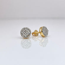 Load image into Gallery viewer, 0.21 CT. Natural Diamond Round Shape Stud Earrings In 10 KT Yellow Gold