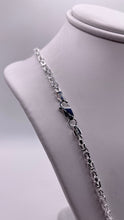 Load image into Gallery viewer, 2mm Byzantine Link Chain/Bracelet In Silver