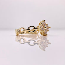 Load image into Gallery viewer, Women’s CZ Ring In 10 KT Yellow Gold