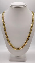 Load image into Gallery viewer, 6.3mm Solid Miami Cuban Link Chain In 10 KT Yellow Gold