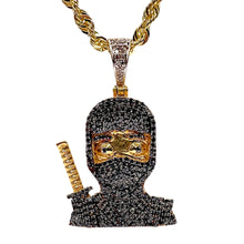 Load image into Gallery viewer, 1.06 CT. Natural Diamond Ninja Pendant In 10 KT Yellow Gold