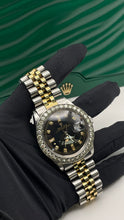 Load image into Gallery viewer, 36mm DateJust With Black Diamond Dial