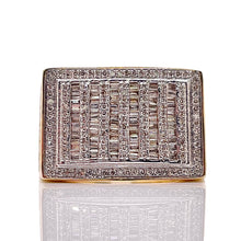 Load image into Gallery viewer, 1.13 CT. Natural Diamond Men’s Ring In 10 KT Yellow Gold