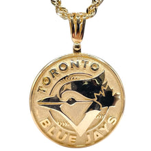 Load image into Gallery viewer, Toronto Blue Jays Pendant In 10 KT Yellow Gold