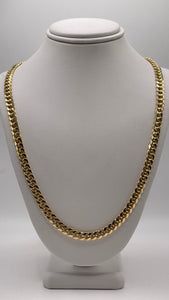 5mm Miami Cuban Link Chain In 10 KT Yellow Gold