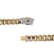 Load image into Gallery viewer, 15mm Hollow Monaco Chain In 14 KT Yellow Gold