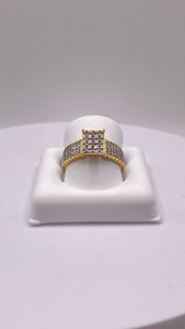 0.48 CT. Natural Diamond Women’s Ring In 10 KT Yellow Gold