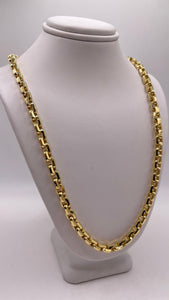 5.6mm Hermes Link Chain In 10 KT Yellow Gold