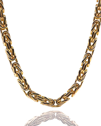 5mm Byzantine Chain In 10 KT Yellow Gold
