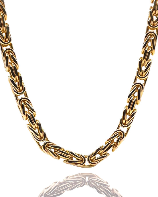 5mm Byzantine Chain In 10 KT Yellow Gold