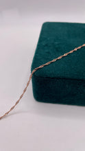 Load image into Gallery viewer, 1.4mm Dainty Singapore Link Chain In 10 KT Rose Gold