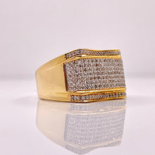 Load image into Gallery viewer, 0.70 CT. Natural Diamond Men’s Ring In 10 KT Yellow Gold
