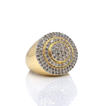 Load image into Gallery viewer, 1.50 CT. Natural Diamond Men’s Round Shape Ring In 10 KT Yellow Gold