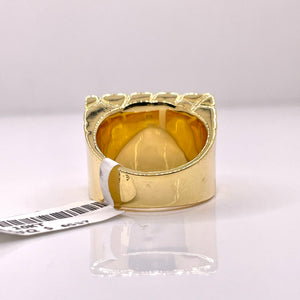 Men’s Nugget Ring In 10 KT Yellow Gold