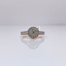 Load image into Gallery viewer, 0.59 CT. Natural Diamond Ladies Ring In 10 KT Yellow Gold