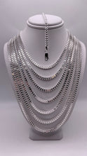 Load image into Gallery viewer, 3mm Franco Chain/Bracelet In Silver