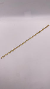 4.2mm Curb Link Bracelet In 10 KT Yellow Gold